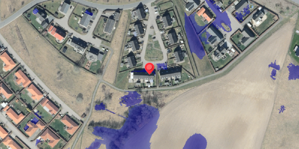 Ekstrem regn på Irisvej 21, 4420 Regstrup