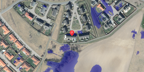 Ekstrem regn på Irisvej 23, 4420 Regstrup