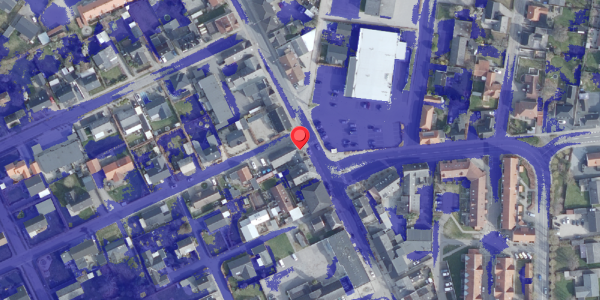 Ekstrem regn på Vestergade 3, 9440 Aabybro