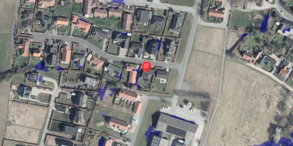 Ekstrem regn på Energivej 116, 8420 Knebel