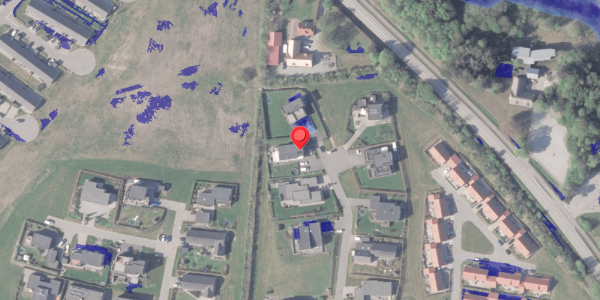 Ekstrem regn på Stenagerbakken 13, 8382 Hinnerup