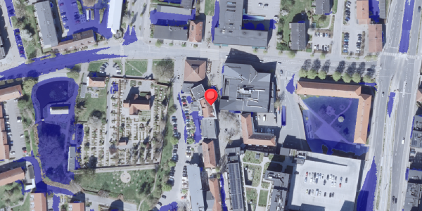 Ekstrem regn på Herlev Torv 23, 2730 Herlev
