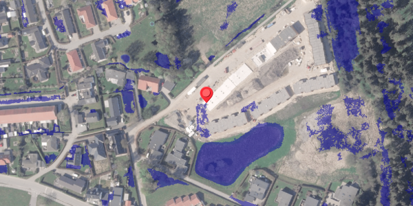 Ekstrem regn på Møllestedet 32, 8543 Hornslet