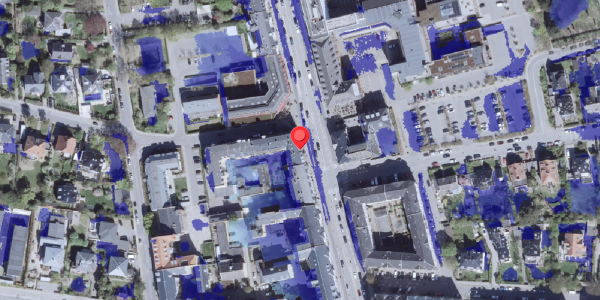 Ekstrem regn på Strandvejen 167, 2900 Hellerup