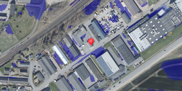 Ekstrem regn på Industrivej 5, 8660 Skanderborg