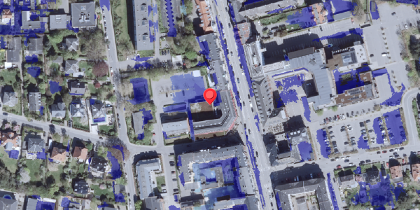 Ekstrem regn på Strandvejen 171, 2900 Hellerup
