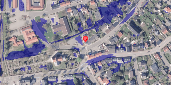 Ekstrem regn på Østergade 3, 8300 Odder