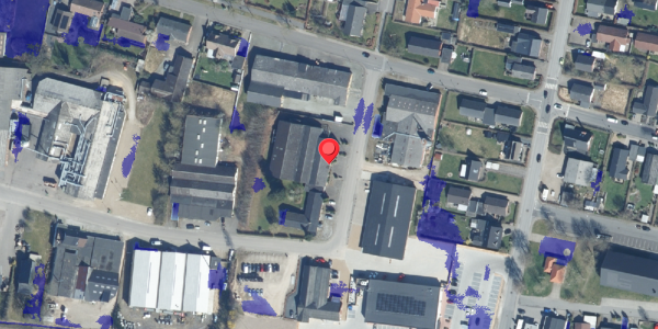 Ekstrem regn på Fabriksvej 4, 7441 Bording