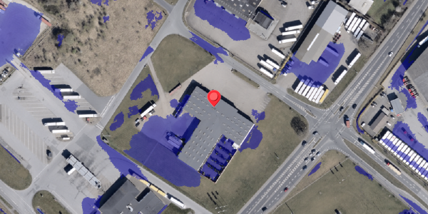 Ekstrem regn på Industrivej 19, 6330 Padborg