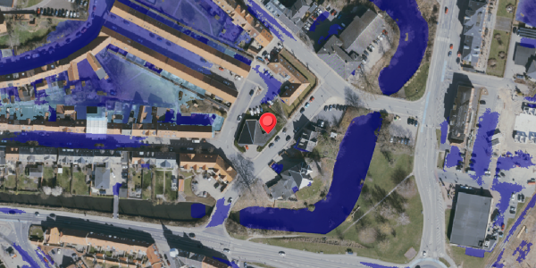 Ekstrem regn på Nybrogade 3, 5800 Nyborg