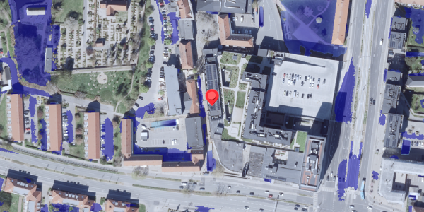 Ekstrem regn på Herlev Torv 6, 2730 Herlev