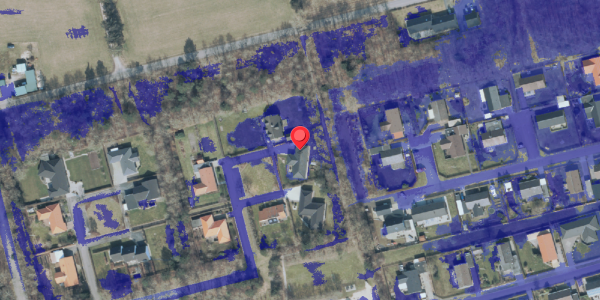 Ekstrem regn på Hasselvej 21, 7570 Vemb