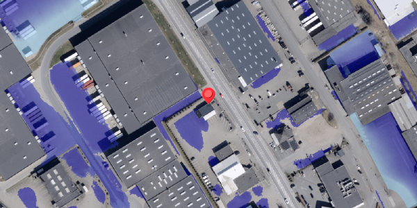Ekstrem regn på Industrivej 11D, 6330 Padborg
