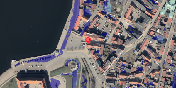 Ekstrem regn på Brogade 2, 6400 Sønderborg