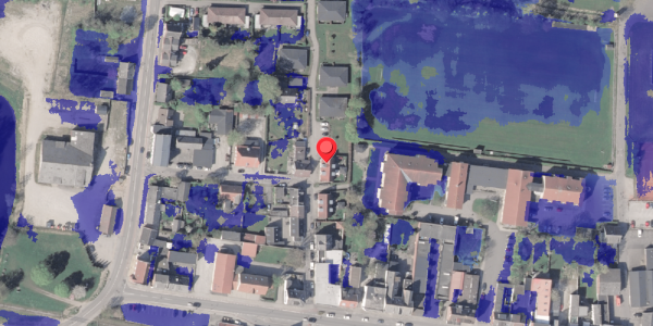 Ekstrem regn på Vestergade 2F, . , 8961 Allingåbro