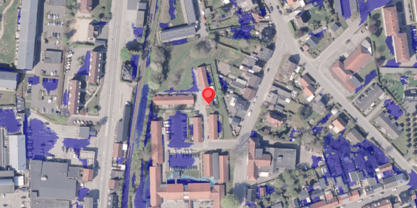 Ekstrem regn på Aaholmsgade 3H, 8300 Odder