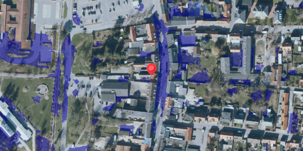 Ekstrem regn på Algade 25, 4660 Store Heddinge