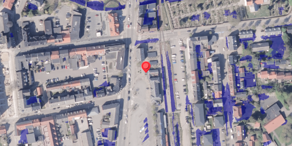 Ekstrem regn på Banegårdsgade 3, 8300 Odder