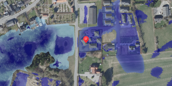 Ekstrem regn på Tegltoften 4, 8781 Stenderup