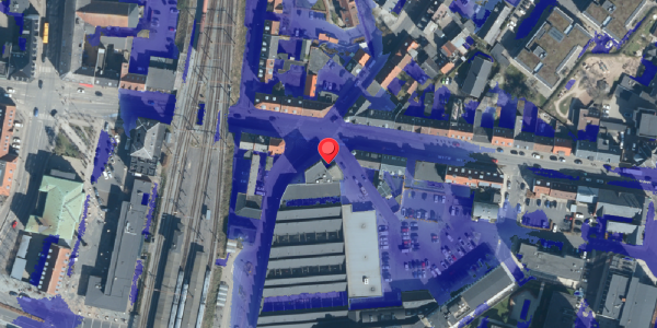 Ekstrem regn på Danmarksgade 1, 7100 Vejle