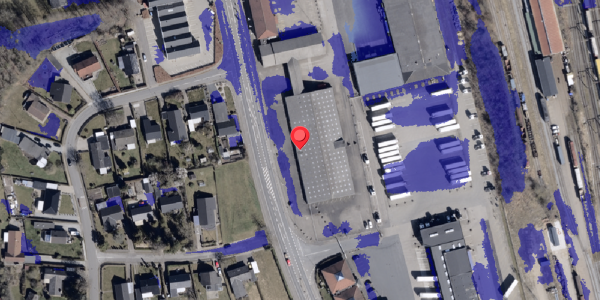 Ekstrem regn på Industrivej 8, 6330 Padborg