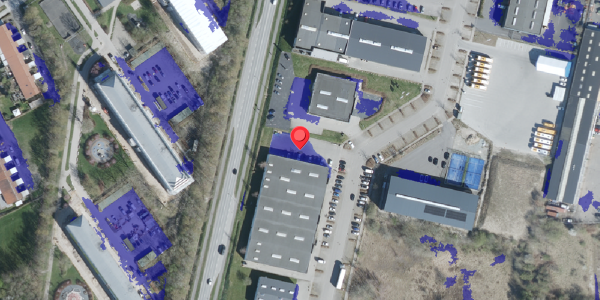 Ekstrem regn på Industriparken 8, 4100 Ringsted