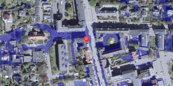 Ekstrem regn på Strandvejen 183, 2900 Hellerup