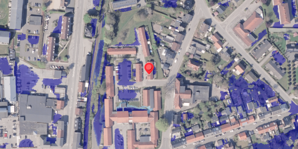 Ekstrem regn på Aaholmsgade 3L, 8300 Odder