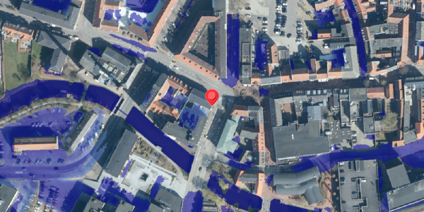 Ekstrem regn på Bredgade 10, 6000 Kolding