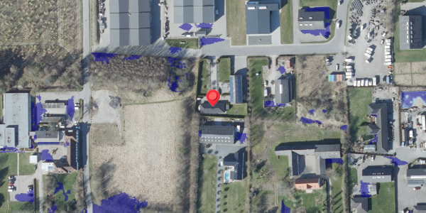 Ekstrem regn på Danmarksgade 11, 4690 Haslev
