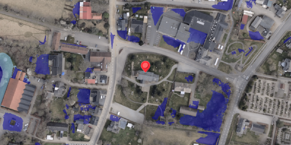 Ekstrem regn på Kirkevej 3, 6330 Padborg
