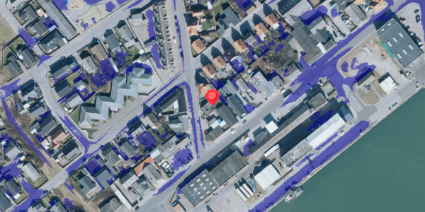 Ekstrem regn på Fjordgade 13, 7680 Thyborøn