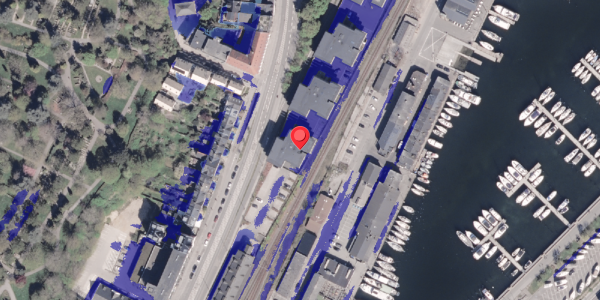 Ekstrem regn på Langelinieparken 10, 8000 Aarhus C