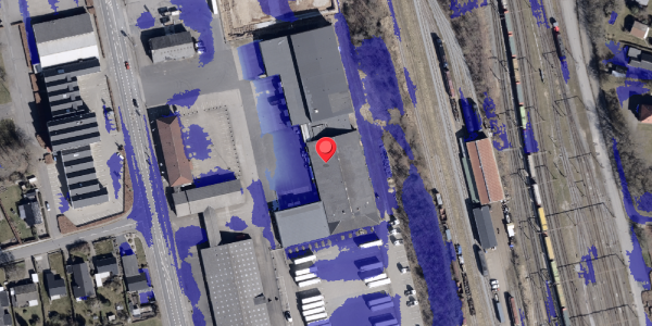 Ekstrem regn på Transitvej 2, 6330 Padborg