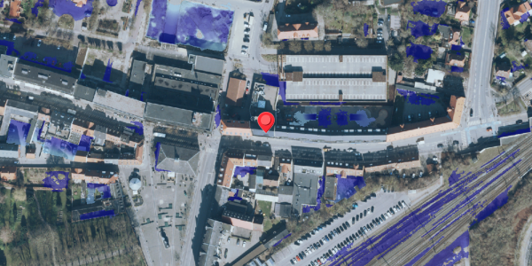 Ekstrem regn på Algade 55, . , 4000 Roskilde
