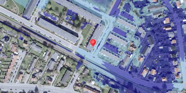 Ekstrem regn på Ericaparken 1, . , 2820 Gentofte