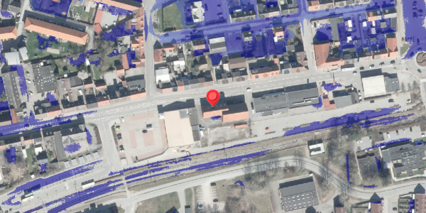 Ekstrem regn på Østerbrogade 4, 8500 Grenaa