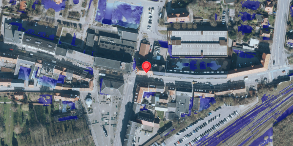 Ekstrem regn på Algade 53, 4000 Roskilde