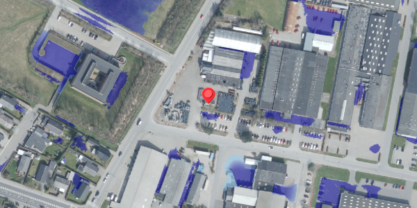 Ekstrem regn på Industrivej 1, 7700 Thisted