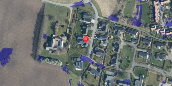 Ekstrem regn på Linkager 12, 7300 Jelling