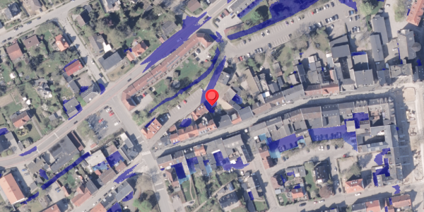 Ekstrem regn på Aaparkeringen 10B, 8300 Odder