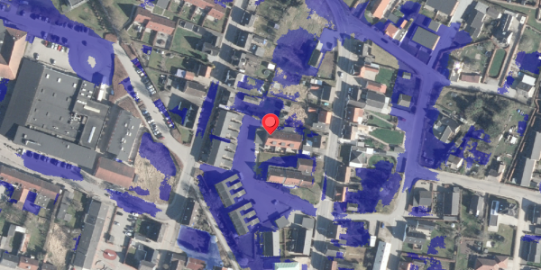 Ekstrem regn på Middelgade 8, 8963 Auning