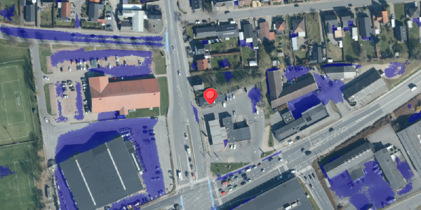 Ekstrem regn på Haderslevvej 191, . , 6000 Kolding