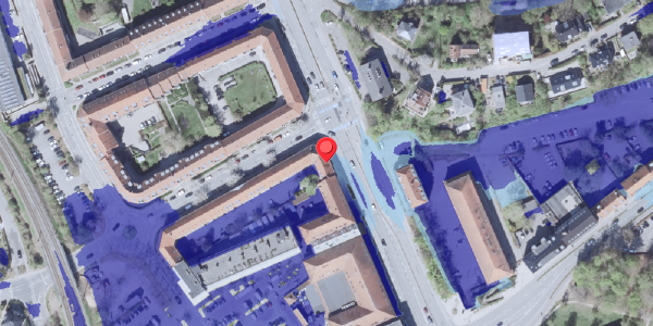 Ekstrem regn på Kongevejen 325, . , 2840 Holte