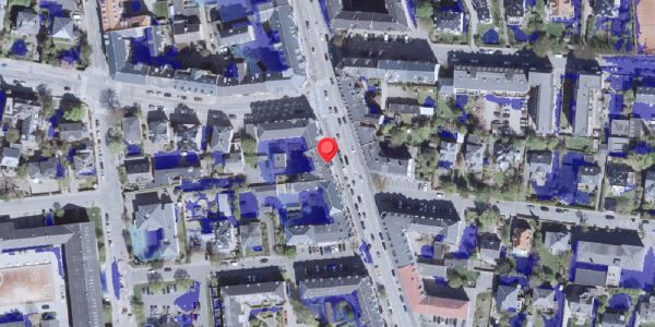 Ekstrem regn på Strandvejen 155, 2900 Hellerup