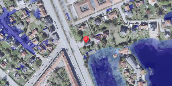 Ekstrem regn på Kongevejen 356, 2840 Holte