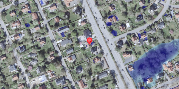 Ekstrem regn på Kongevejen 369, . , 2840 Holte