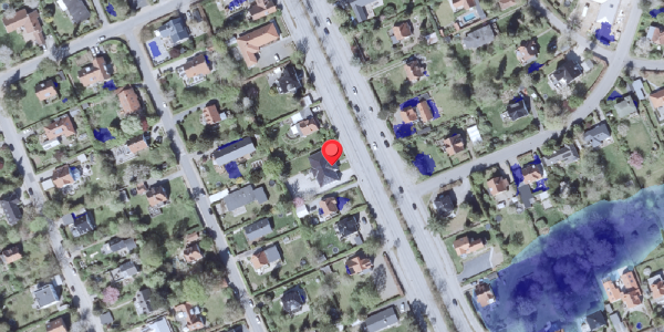 Ekstrem regn på Kongevejen 371, . , 2840 Holte