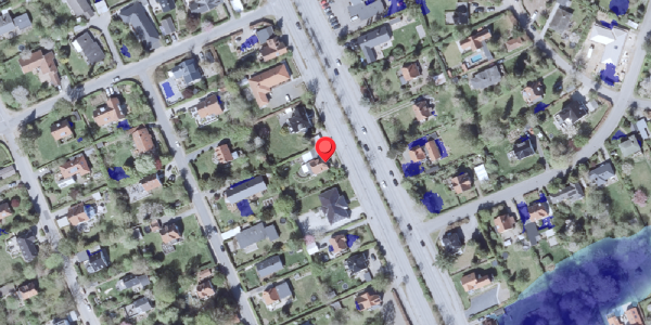 Ekstrem regn på Kongevejen 373, . , 2840 Holte