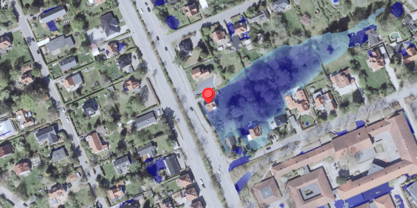 Ekstrem regn på Kongevejen 376, . , 2840 Holte